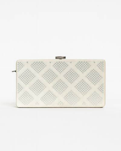 Silver Stud Box Sling Bag