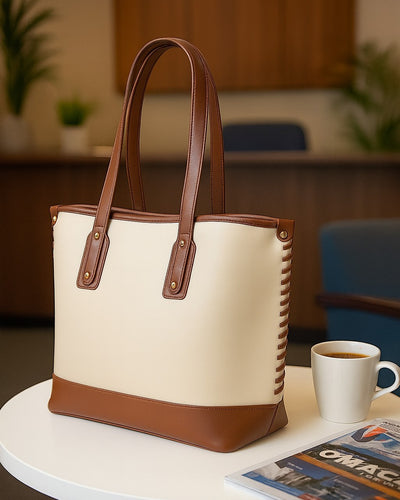 Effortless Tote Bag - Brown