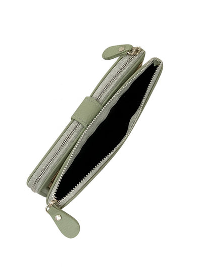 Double Pocket Soft Wallet - Green