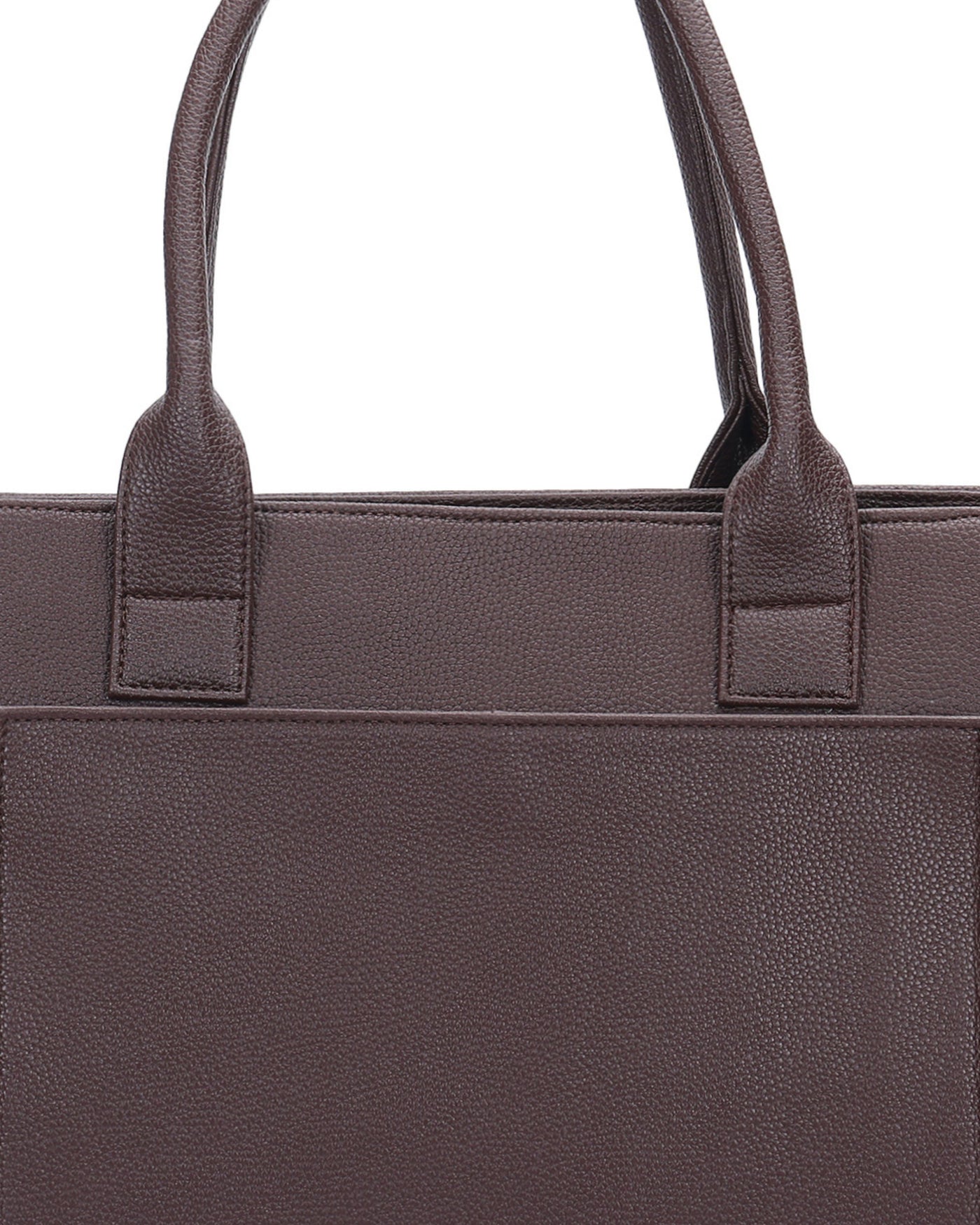Personalized Elite Laptop Tote Bag - Brown