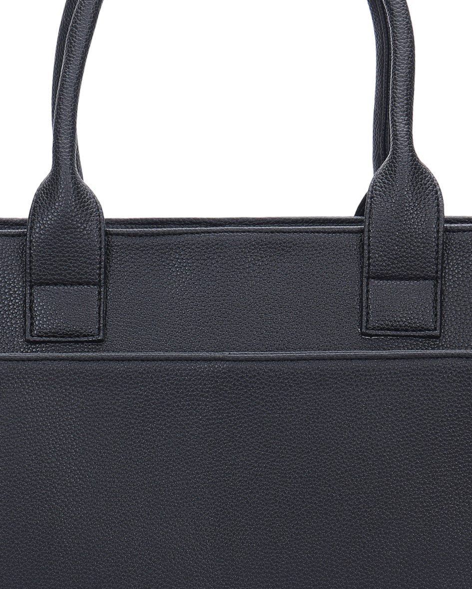 Elite Laptop Tote Bag - Black