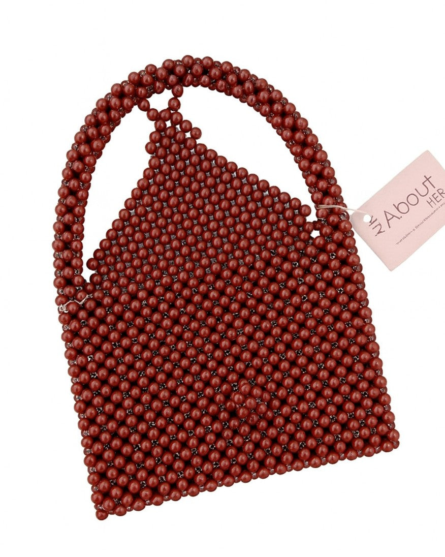 Square Pearl Hand Bag