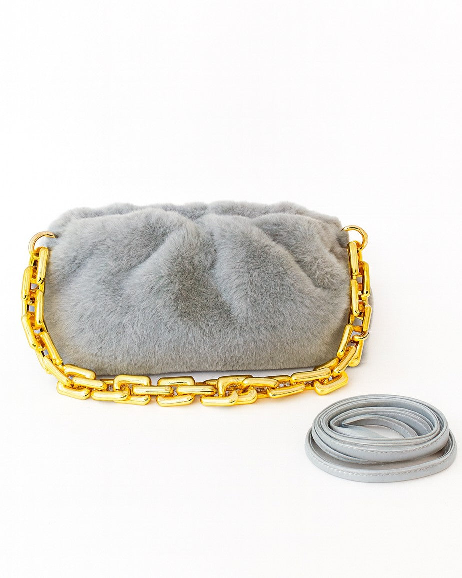 Fur Cloud Bag