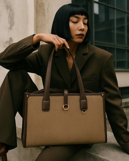 Carry All Tote Bag - Brown