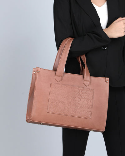 Regular Unlimited Laptop Tote Bag - Nude