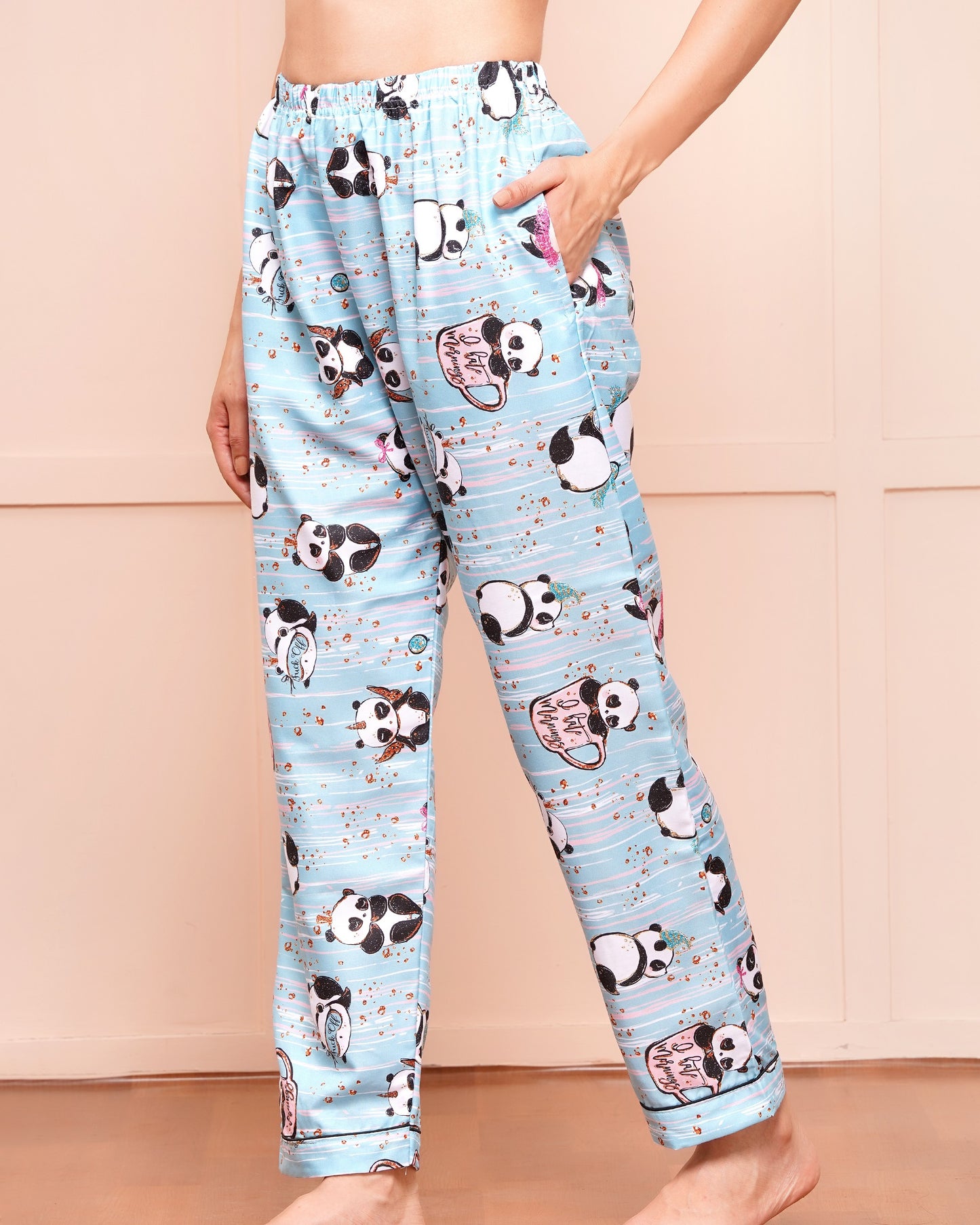 TEDDY PRINT NIGHT SUIT