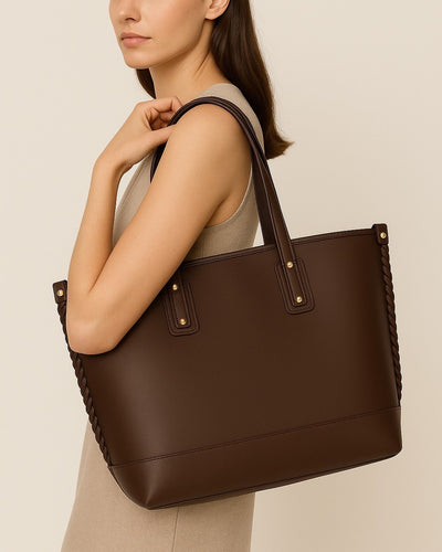 Effortless Tote Bag - Chocolate Brown