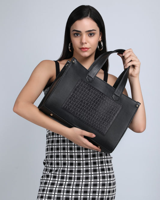 Regular Unlimited Laptop Tote Bag - Black