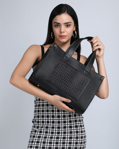Regular Unlimited Laptop Tote Bag - Black