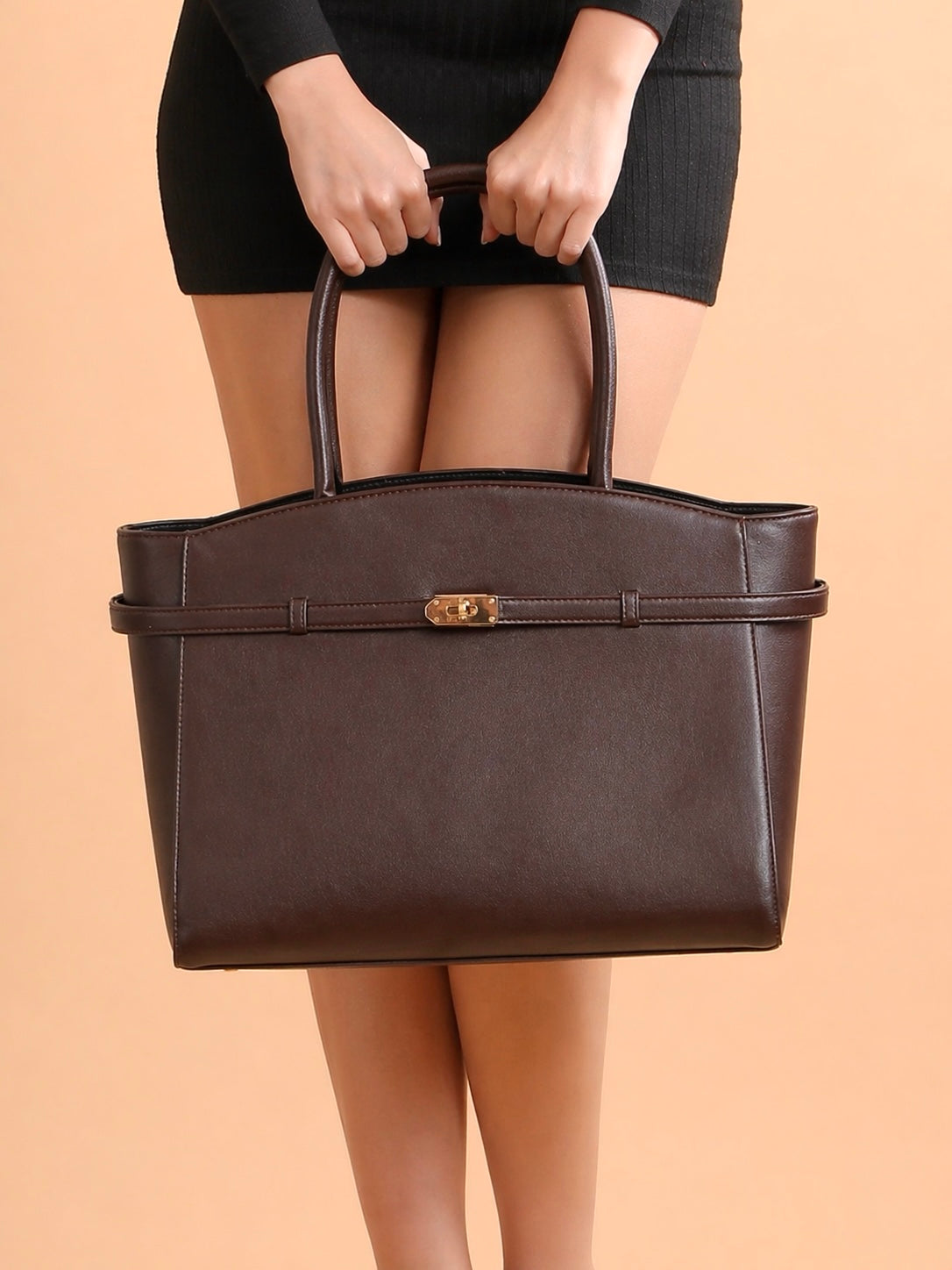 The Timeless Tote Bag - Chocolate Brown