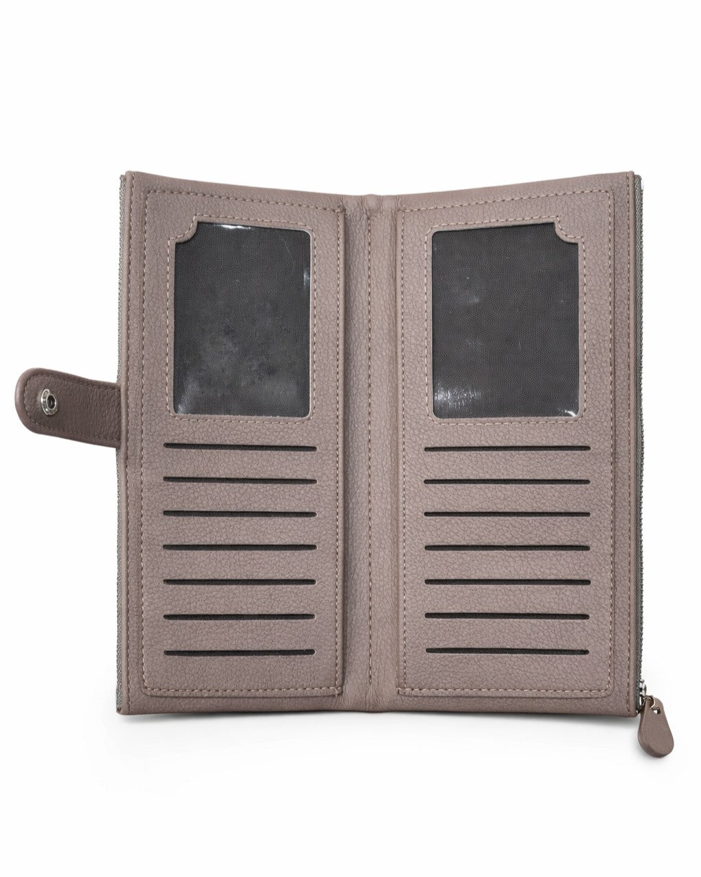 Double Pocket Soft Wallet - Mauve