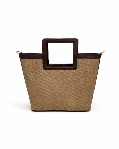 Everyday Frame Tote Bag - Brown