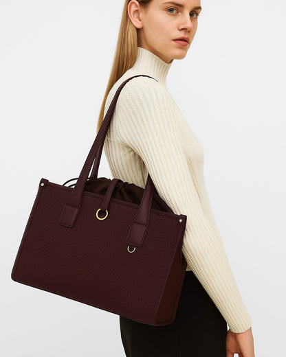 Carry All Tote Bag - Wine