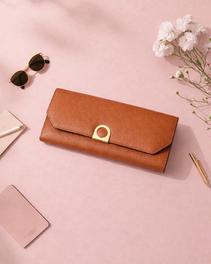 Brown Essential Trifold Wallet