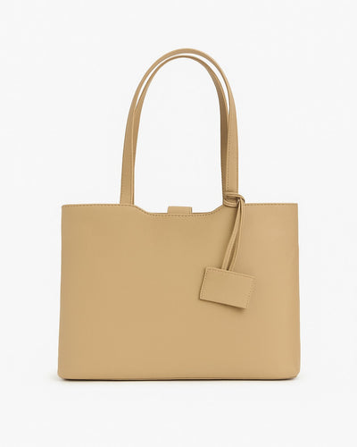 WorkMode 3 Compartment Tote Bag - Beige