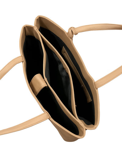 WorkMode 3 Compartment Tote Bag - Beige