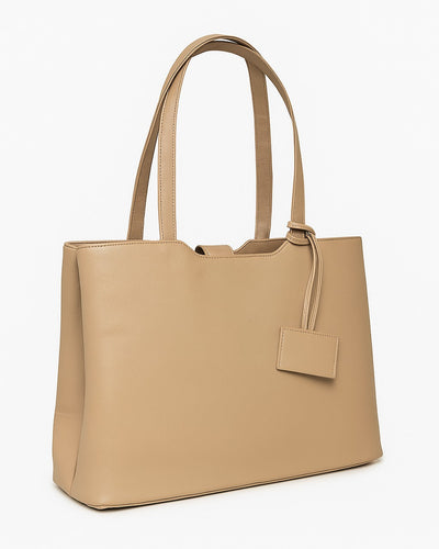 WorkMode 3 Compartment Tote Bag - Beige