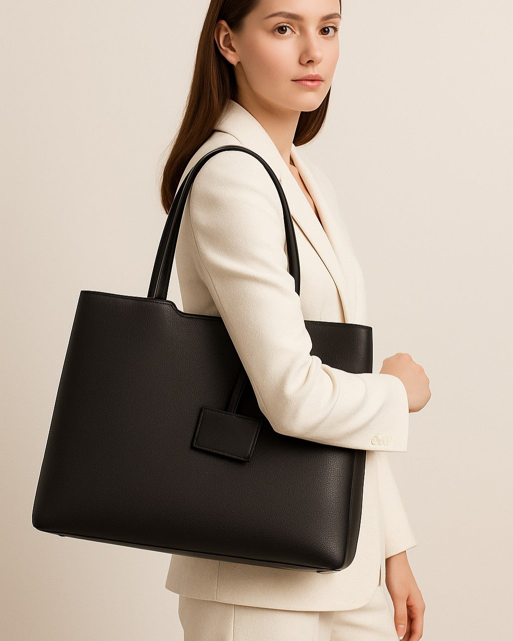 WorkMode 3 Compartment Tote Bag - Black