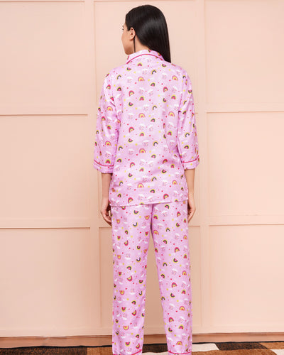 RAINBOW PRINT NIGHT SUIT