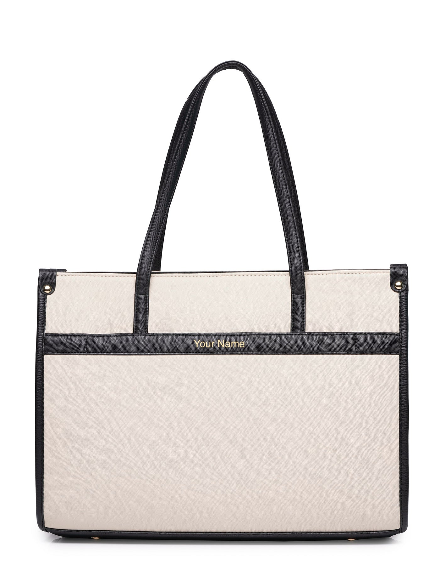 Personalized League Laptop Tote Bag - Black