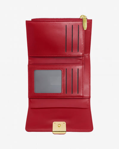 Simple & Classic Trifold wallet - Red