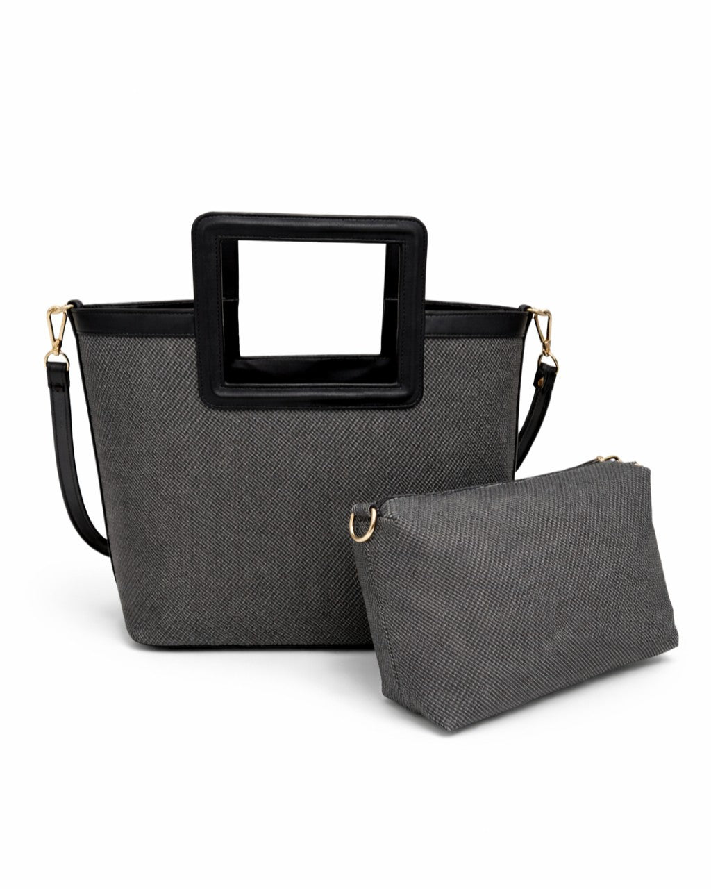 Everyday Frame Tote Bag - Black