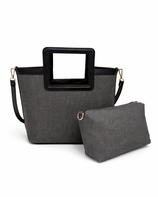 Everyday Frame Tote Bag - Black