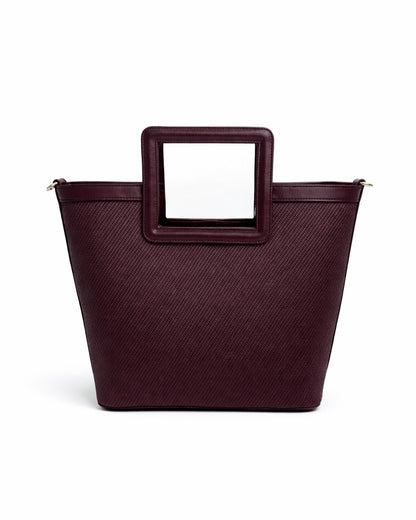 Everyday Frame Tote Bag - Wine