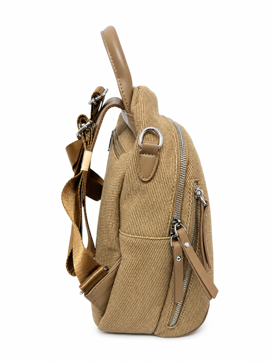 Multi Zipper Backpack