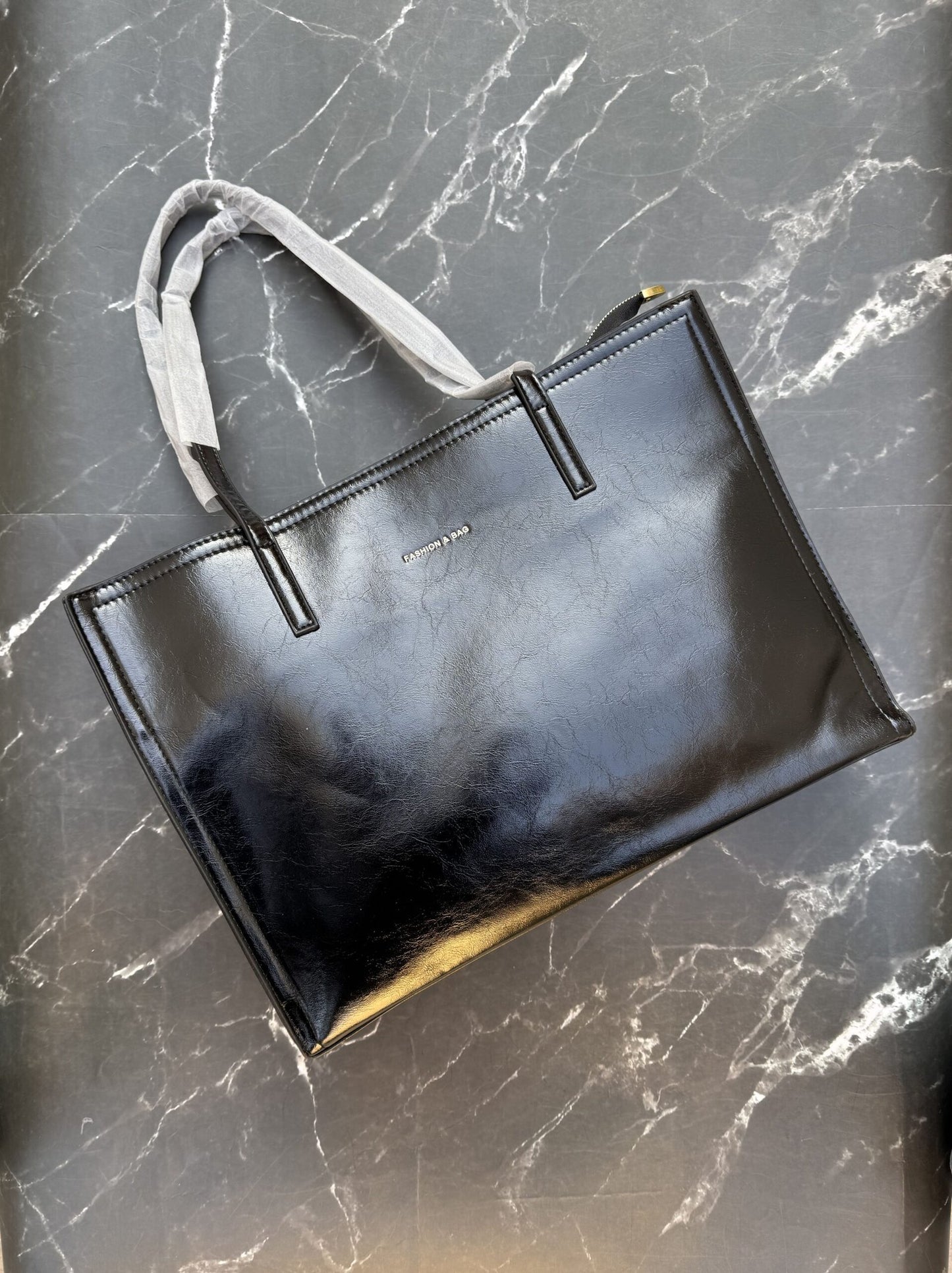 Premium 3 Compartment Tote Bag - Black