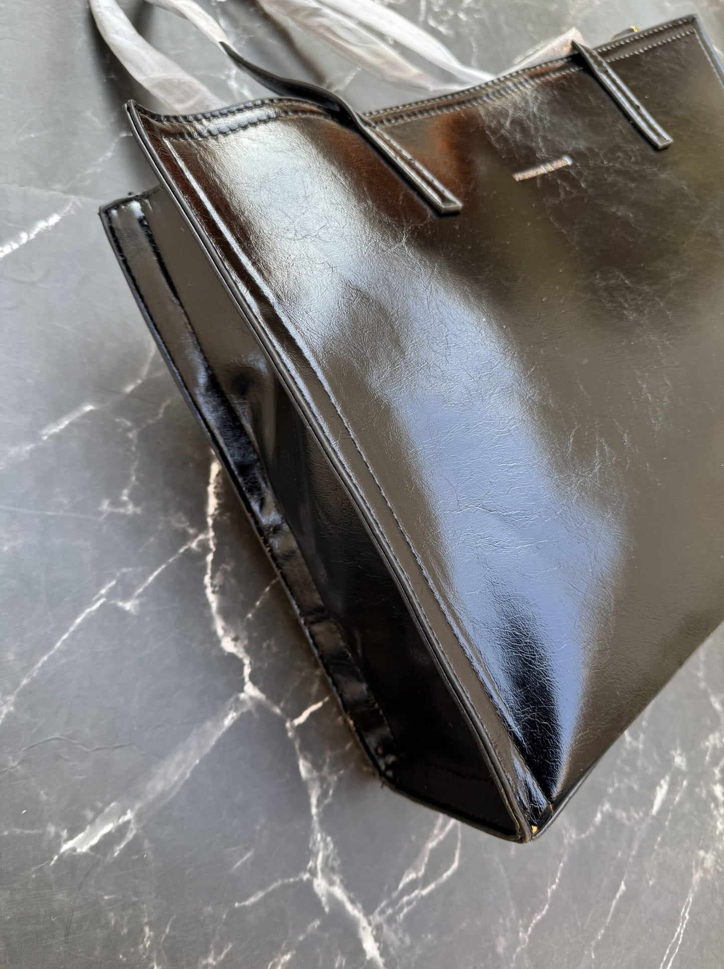 Premium 3 Compartment Tote Bag - Black