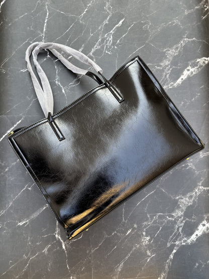Premium 3 Compartment Tote Bag - Black