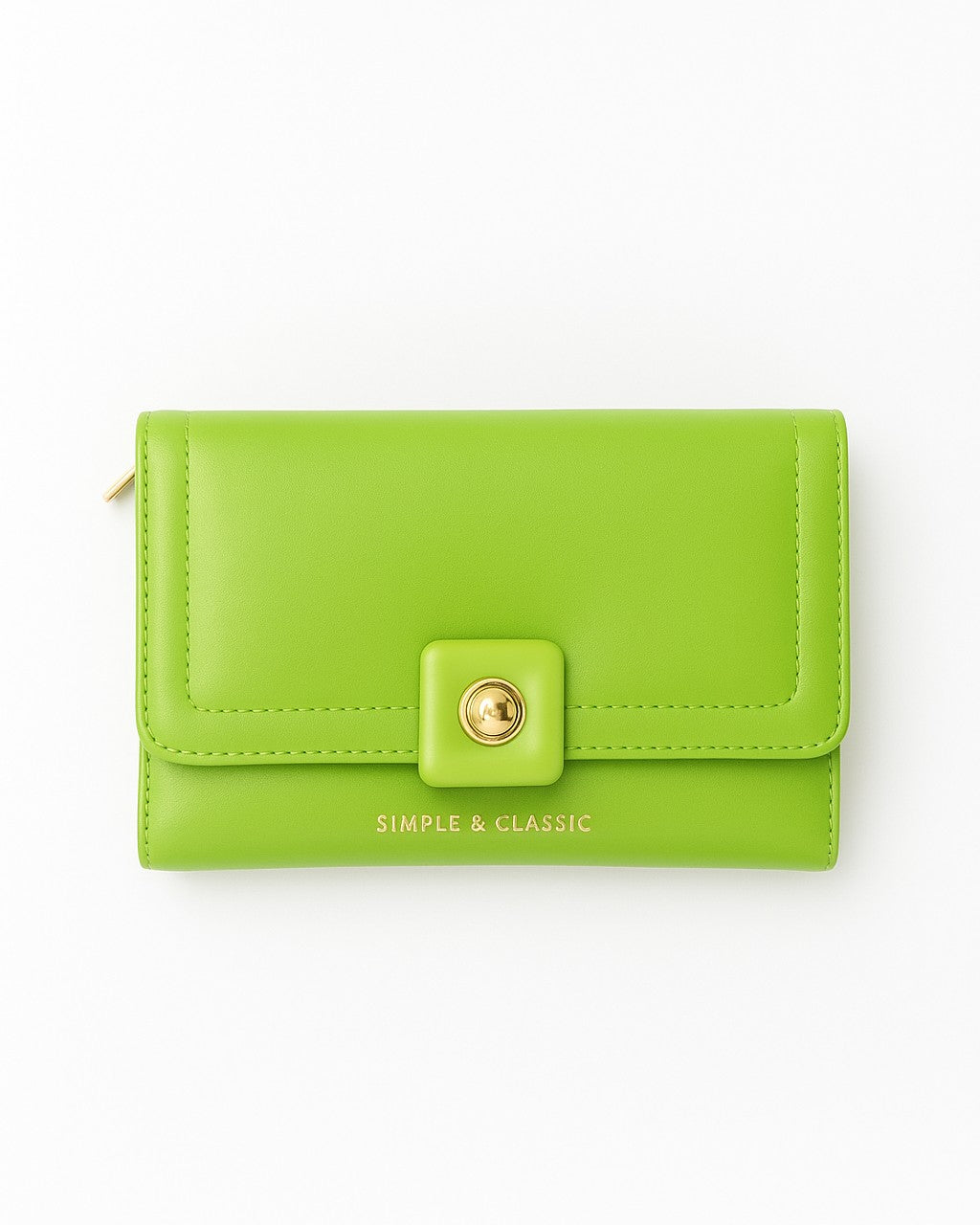 Simple & Classic Trifold wallet - Green