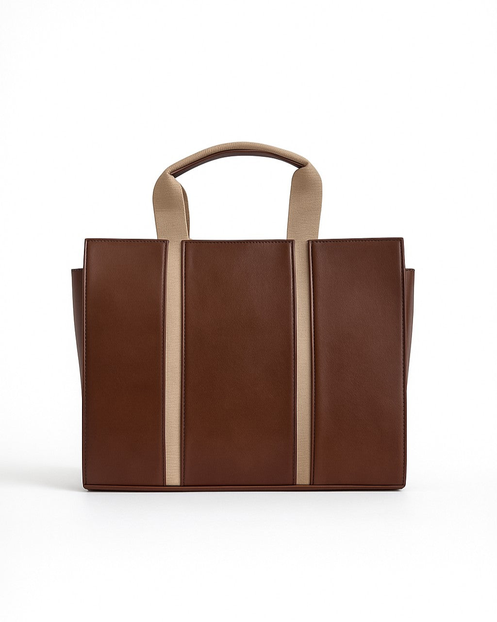 The Madam Laptop Tote Bag - Brown