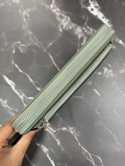 Green Textured Wallet