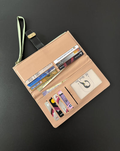 Textured Flower Wallet