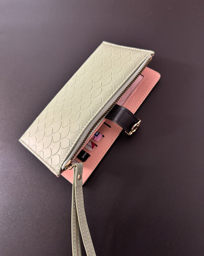 Textured Flower Wallet