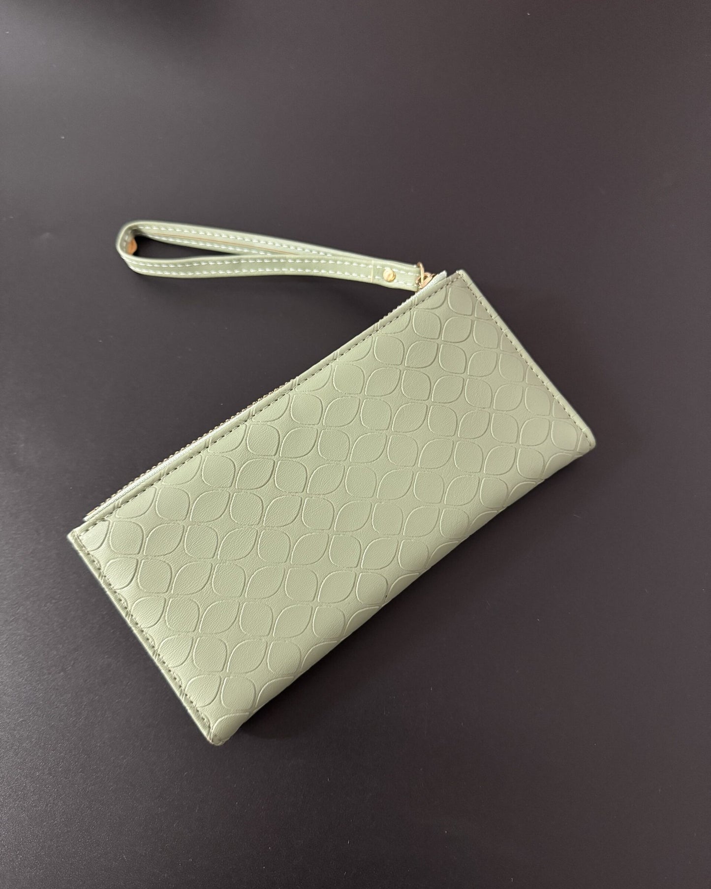 Textured Flower Wallet