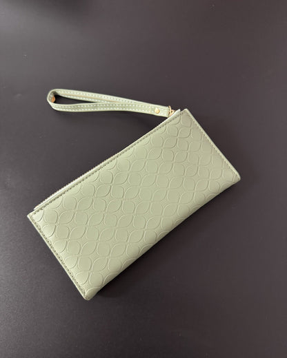 Textured Flower Wallet