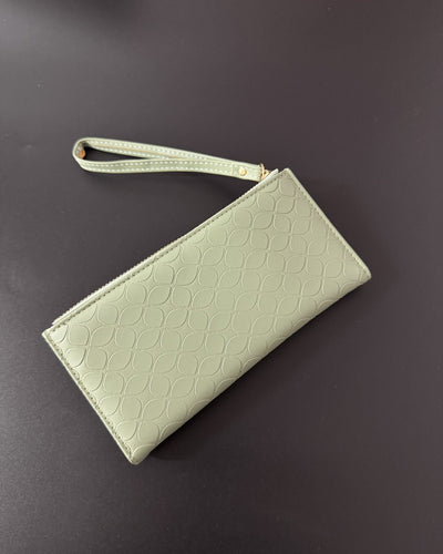 Textured Flower Wallet