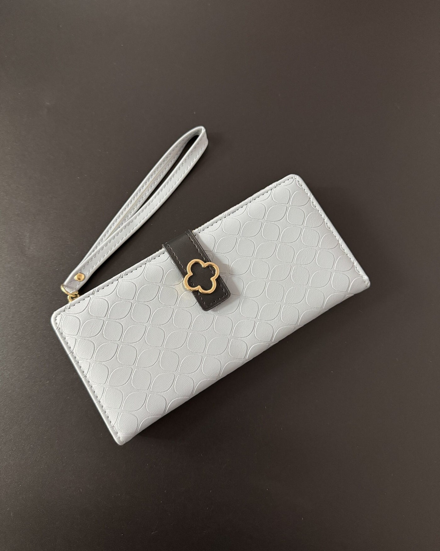 Textured Flower Wallet