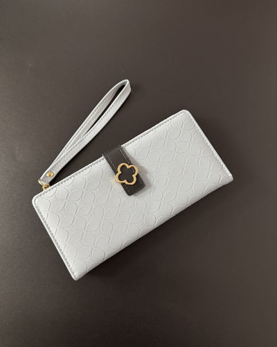 Textured Flower Wallet