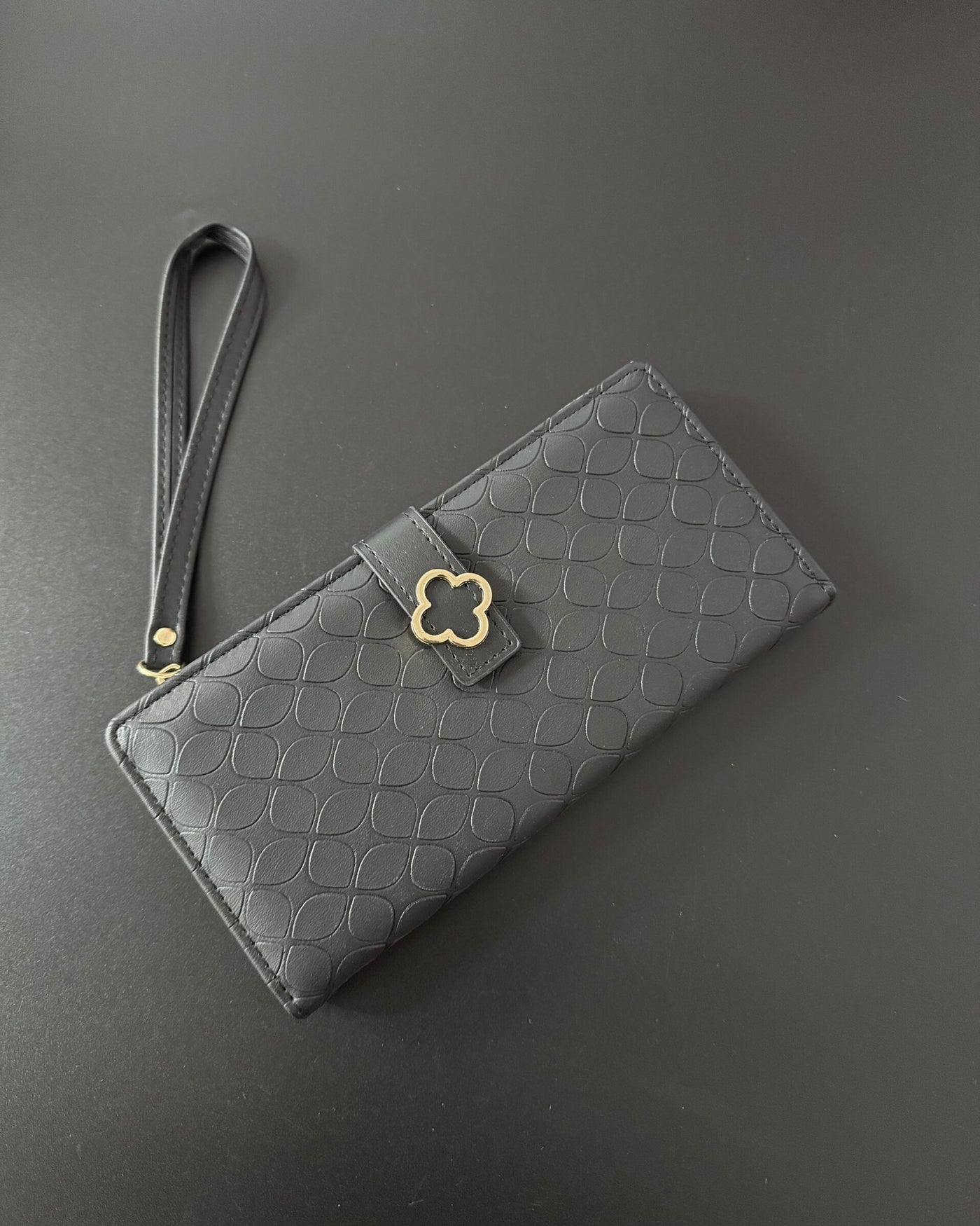 Textured Flower Wallet