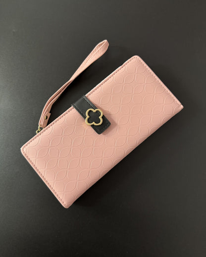 Textured Flower Wallet
