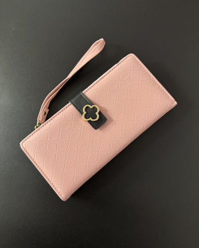Textured Flower Wallet