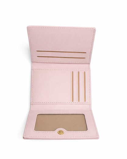 Bow Mini Trifold Wallet - Pink