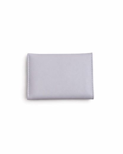 Bow Mini Trifold Wallet - Purple