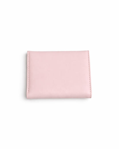 Bow Mini Trifold Wallet - Pink