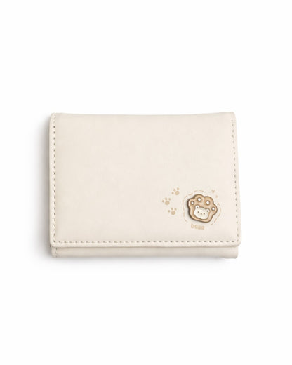 Bear Mini Trifold Wallet - Yellow