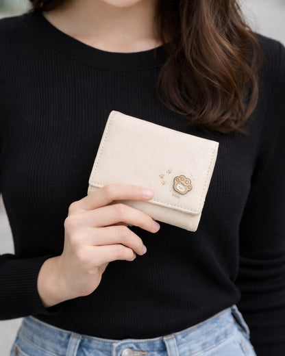 Bear Mini Trifold Wallet - Yellow